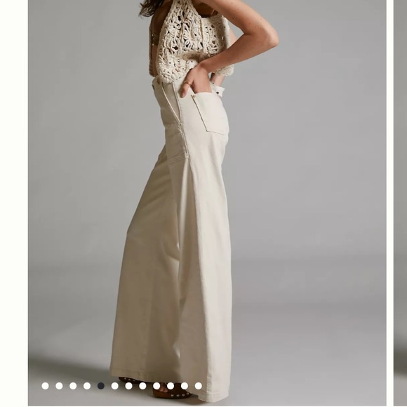 NWT Anthropologie The Kit High-Rise Wide-Leg Utility Trousers by Pilcro. - Picture 2 of 14